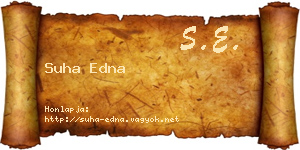 Suha Edna névjegykártya